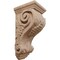 Ekena Millwork 4 1/2"W x 5"D x 10"H Medium Grape Corbel, Mahogany CORW04X05X10GRGM - alternate 1